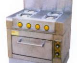 燃氣四頭爐連下電鋦爐